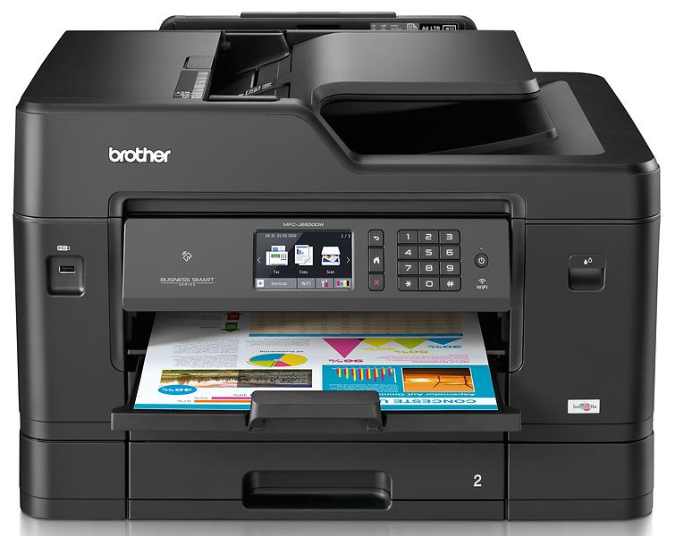 Brother MFCJ6930DW, A3 skrivare + scanner + kopiator + fax, 22/20 ipm