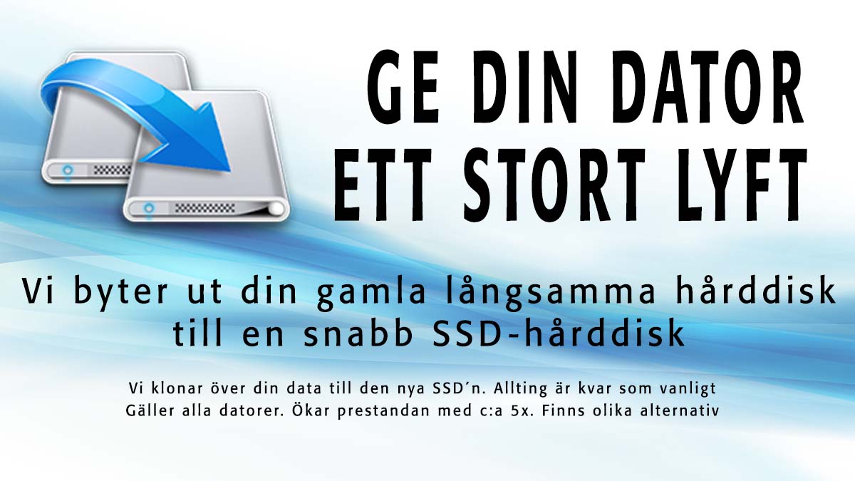 Ge din dator ett nytt liv - uppgradera med SSD