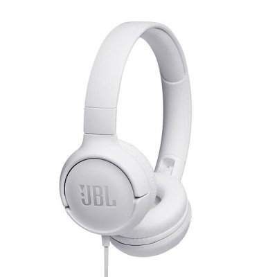 JBL Tune500BT trådlösa on-ear hörlurar (vit)