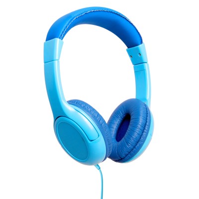 KidsBeat Hörlurar för Barn, max 85dB - Blå