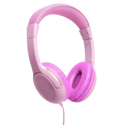 KidsBeat Hörlurar för Barn, max 85dB - Rosa