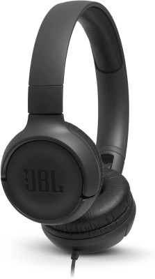 JBL Tune 500 JBLT500BLK Hörlurar, Svart