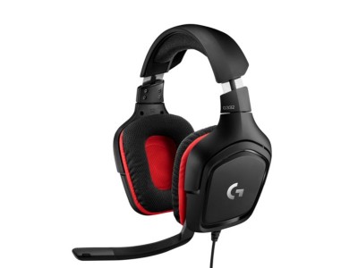 Logitech G332 Gamingheadset Röd, Svart Analogt 3,5"#2