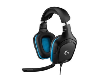 Logitech G432 Gaming Headset, 7.1 surround, 3,5 mm