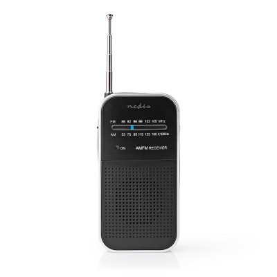 FM-radio, Portabel design, AM/FM, Batteridriven, Analog, 3,5mm Hörlursuttag, Svart#4