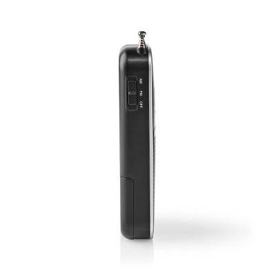FM-radio, Portabel design, AM/FM, Batteridriven, Analog, 3,5mm Hörlursuttag, Svart#5