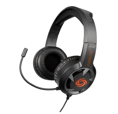 NOS H-200 gaming headset med 3,5" uttag för PC, PS4, PS5, XBOX, m.fl