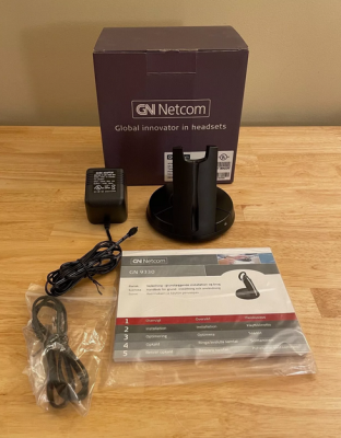 Headset, GN Netcom GN9330, Mono, On-Ear, Trådlös, Svart, Beg. Funktionstestad