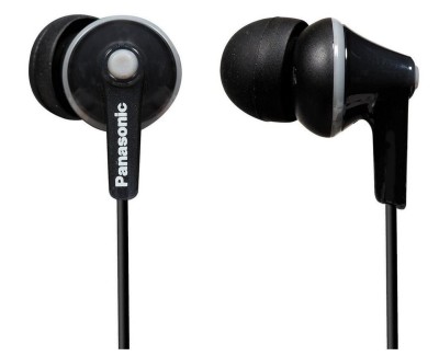 Panasonic RP-HJE125E-K Hörlurar, Svart, 1,1 m