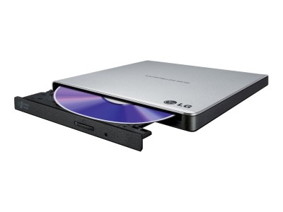 DVDRW LG Electronics Slim External Base, 9,5mm, USB 2.0 - Silver