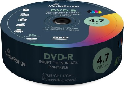 MediaRange DVD+R 25-pack Printable MR407