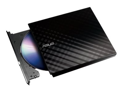 DVDRW Asus External Slim SDRW-08D2S-U, USB 2.0 - Svart