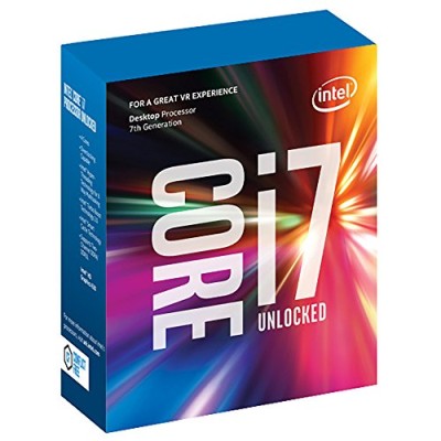 Intel Core i7-7700K Quad (91W), 4,2 GHz (4,5 GHz Turbo), LGA1151, HD Graphics 630, 8 MB cache, Kaby Lake, boxad utan fläkt