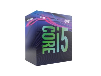 Intel Core i5-9600 6-Core 6-Thread (95W), 3,1/4,6 GHz, LGA1151, UHD Graphics 630, 9 MB cache, boxad med kylare