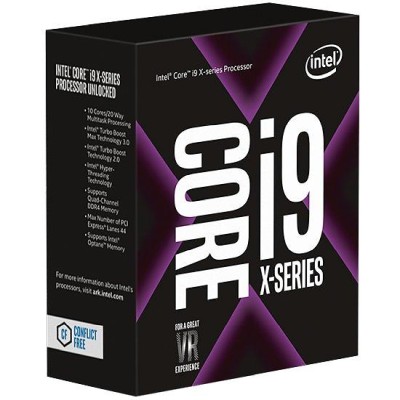 Intel Core i9-10940X 14-Core 28-Thread (165W), 3,3/4,6 GHz, LGA2066, Cascade Lake, 19,25 MB cache, boxad utan kylare