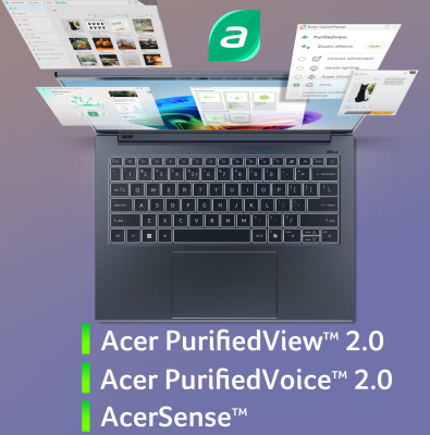 Acer Aspire 14" IPS 120hz, AI Snap-X1, 32 Gb Ram, 1 Tb SSD, Wifi7, BT, Win11H#6