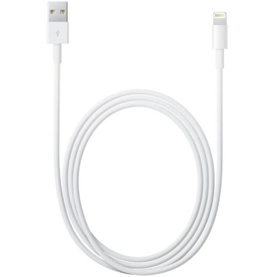 Apple Lightning - USB Kabel, 2 meter, vit