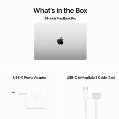 Apple MacBook Pro 14 tum, M3 8-Core CPU 10-Core GPU, 8 GB minne, 1 TB SSD - Silver#5