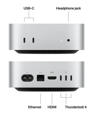 Apple Mac Mini, Apple M4 10-core CPU 10-core GPU, 32 GB, 512 GB SSD#2