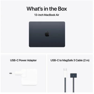 Apple MacBook Air 13.6 tum, Apple M4 10-core CPU 10-core GPU, 16 GB, 512 GB SSD - Midnatt#3