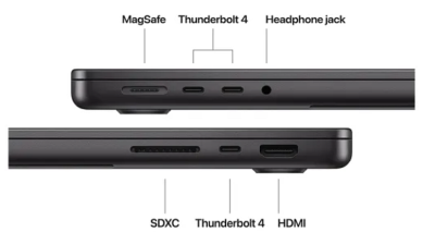 Apple MacBook Pro 14 tum, M4 10-Core CPU 10-Core GPU, 32 GB minne, 1 TB SSD - Rymdsvart#3