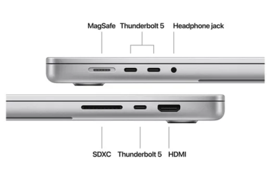 Apple MacBook Pro 16 tum, M4 Max 14-Core CPU 32-Core GPU, 36 GB minne, 1 TB SSD - Silver#3