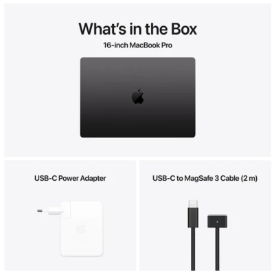 Apple MacBook Pro 16 tum, M4 Max 16-Core CPU 40-Core GPU, 64 GB minne, 1 TB SSD, Nanotexturskärm - Rymdsvart#4