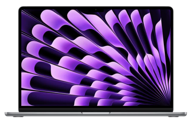 Apple MacBook Air 15.3 tum, Apple M3 8-core CPU 10-core GPU, 16 GB, 512 GB SSD, 70W strömadapter - Rymdgrå