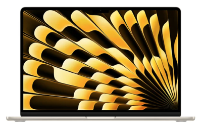 Apple MacBook Air 15.3 tum, Apple M3 8-core CPU 10-core GPU, 16 GB, 512 GB SSD, 70W strömadapter - Stjärnglans