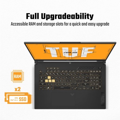 17,3" AsusTUF Gaming, Intel i5-12500H, 8 Gb RAM, 512 Gb SSD, RTX3050 8GB, WEBC, WIFi6, BT, Win11H#4