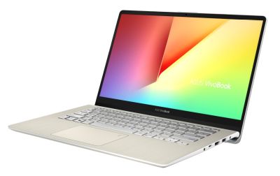 Asus VivoBook S430FA-EB039R, 14" Full HD IPS matt, Intel Core i5-8265U, 8 GB, 256 GB SSD+1 TB HDD, WiFi 5, bakbelyst tangentbord, Win10 Pro - Icicle Gold#1