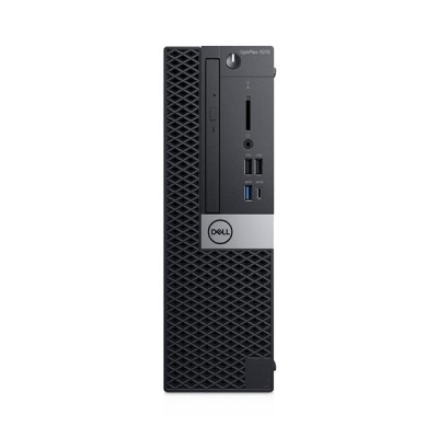 Dell Optiplex 7070 SFF, Intel Core i5-8500, 8 GB, 256 GB SSD, DVDRW, Win10 Pro, inkl. tangentbord och mus, 3 års på-platsen-garanti