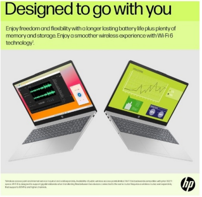 15,6" HP 15-fd0411no, TN HD, Intel i3 N305 3,8 Ghz, Win11S, 8 Gb, 128 Gb SSD NVMe, UHD Graphics, Wi-Fi 6, BT, Silver#5