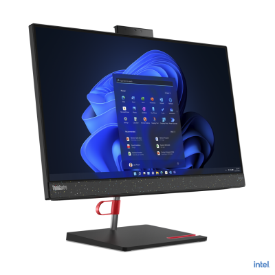 Lenovo ThinkCentre Neo 50a AIO, 23.8" Full HD IPS matt touch, Intel Core i5-12450H, 16 GB, 256 GB PCIe SSD, WiFi 6, Bluetooth, webbkamera, Win11 Pro, inkl. trådlöst tangentbord och mus, 1 års på-platsen-garanti