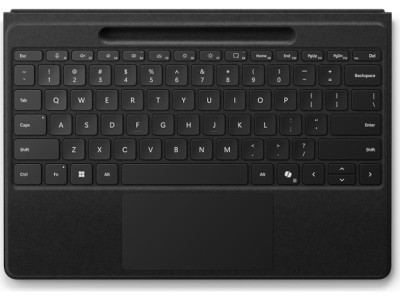 Microsoft Surface Pro Flex Keyboard - Tangentbord - med accelerometer, pekdyna, Förvarings- och laddningsfack för Surface Slim Pen 2 - trådlös - Bluetooth LE - svart - för Surface Pro