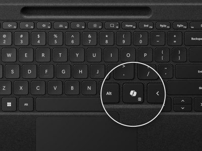 Microsoft Surface Pro Flex Keyboard - Tangentbord - med accelerometer, pekdyna, Förvarings- och laddningsfack för Surface Slim Pen 2 - trådlös - Bluetooth LE - svart - för Surface Pro#2