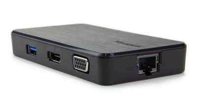 Targus USB Multi-Display Adapter, med VGA/HDMI, GigaLAN, Windows/Mac