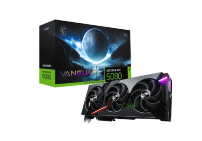 MSI GEFORCE RTX 5080 VANGUARD SOC, 16 GB, GDDR7, 256 bit, 7680 x 4320 pixlar, PCI Express 5.0