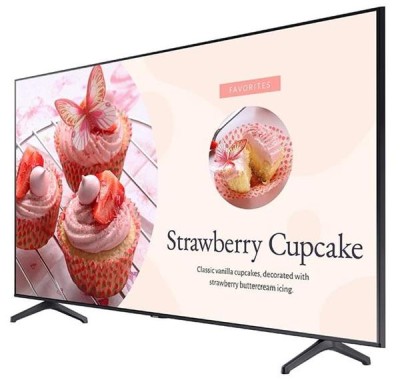 Samsung BE50T 50" Digital skyltning, Smart TV, 4K UHD (2160p) 3840 x 2160, HDR, 250nits HDR10+ DVB-T2/C/S2, Speakers 2x10W Carbon silver design stand#1