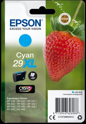 Epson 29XL Cyan, 450 sidor
