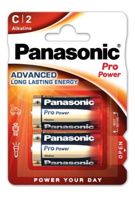 Panasonic Batteri LR14 C2 Pro Power 2-pack