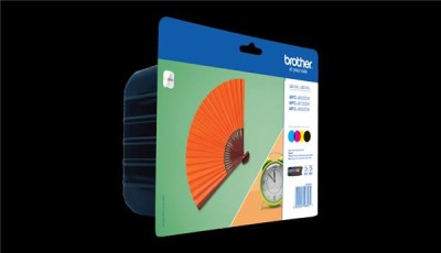 Brother LC129XL Value Pack, Svart (2400 sid), cyan+magenta+gul (1200 sid)