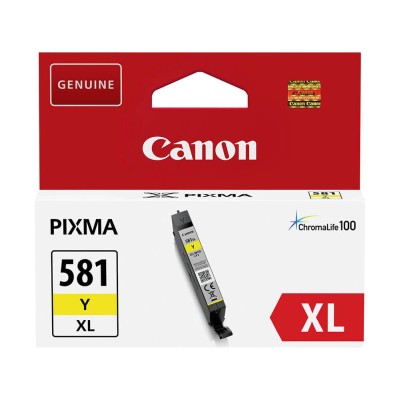 Canon CLI-581Y XL, Gul, 199 sidor