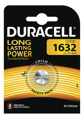 Duracell CR 1632 Batteri DL/CR 1632 Knappcell