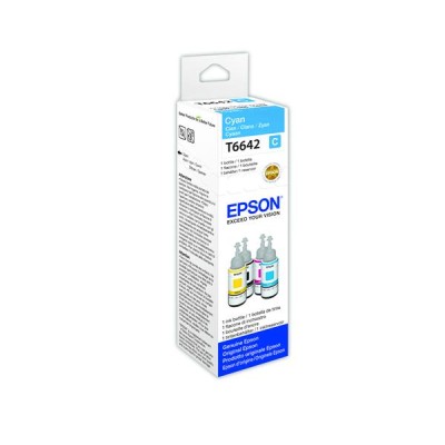 Epson EcoTank 664, Cyan, flaska 70ml, 6500 sidor