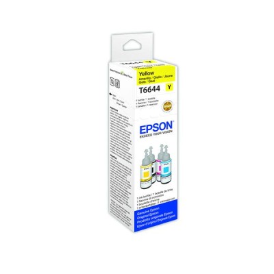 Epson EcoTank 664, Gul, flaska 70ml, 6500 sidor