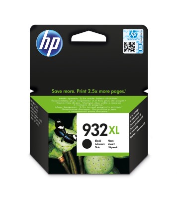 HP 932XL Svart, 1000 sid