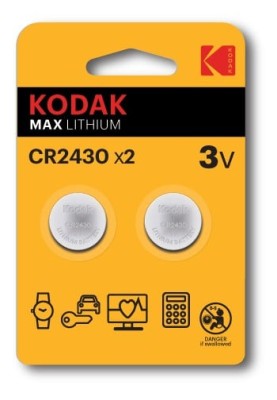 Kodak MAX Knappcellebatterier CR2430