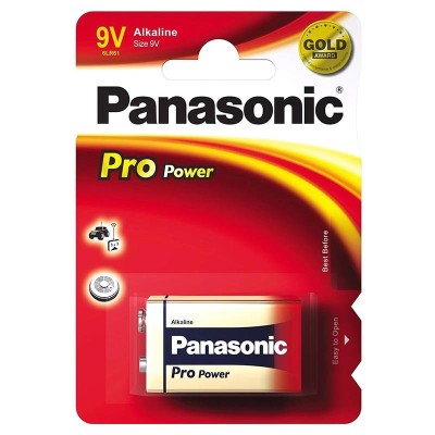 Panasonic Batteri 9V Pro Power 6LR61 1-pack