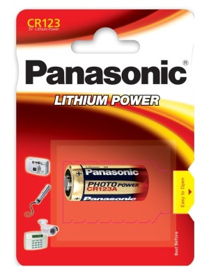 Panasonic Batteri CR123 1-pack